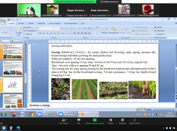 Відбулася лекція на тему "Biological characteristics and technology of growing celery root crops"