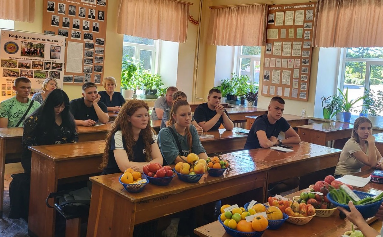 Засідання наукового гуртка кафедри овочівництва